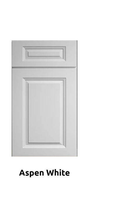 9 Inch Base Kitchen Cabinet Aspen White