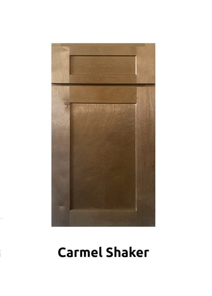 9-21x36 Inch Upper Kitchen Cabinet Carmel Shaker