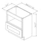 West Point Grey | 27" | Base Microwave Cabinet