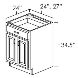 24 Inch Base Kitchen Cabinet Fresh Sage