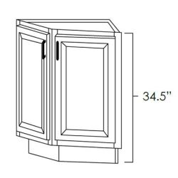 Fresh Sage | 24" | Base End Angle Cabinet