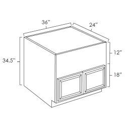 West Point Grey | 36" | Farmer Sink Base Cabinet