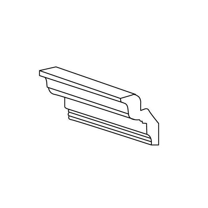 96" x 3" 3/8" Crown Moulding