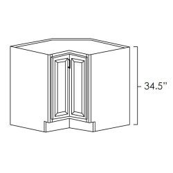 West Point Grey | 36" x 12" | Lazy Susan Base Cabinet