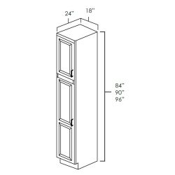 18x84-96 Inch Pantry Fresh Sage