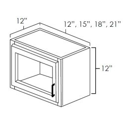 West Point Grey | 18" x 12" | Single Door Stacker Wall Cabinet