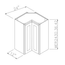 West Point Grey | 24" x 42" | Wall Easy Reach Cabinet